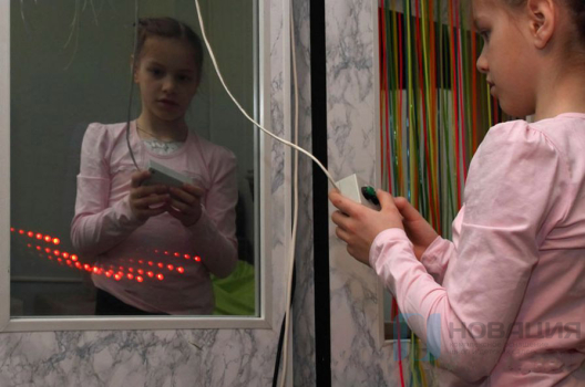 Световая Панель детская Осенний лист