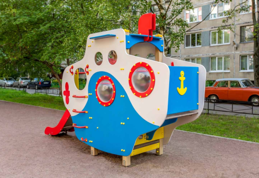 Игровой элемент Подводная лодка Наутилус, 4300х1360х2690 мм