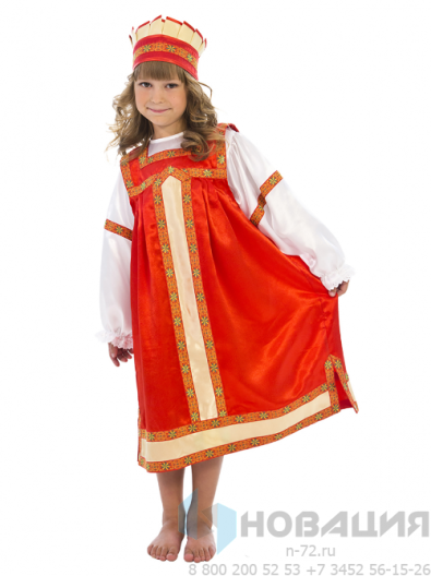 Женский карнавальный костюм Аленушка (рост от 104 до 182 см)