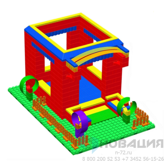 Готовое решение конструктор большой Домик-2, 116х144х210 см