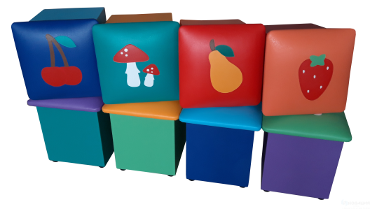 Пуф детский с аппликацией