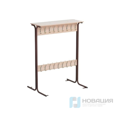 Вешалка гардеробная двусторонняя (18-36 мест): купить для школ и ДОУ с доставкой по всей России