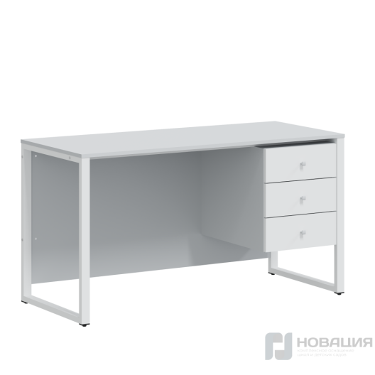 Стол однотумбовый Квадро (3 ящика), 1400х600х760 мм