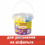Мел цветной ЮНЛАНДИЯ, набор 25 штук, для рисования на асфальте, квадратный, пластиковое ведро, 227445