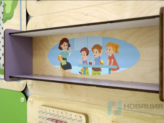 Дидактическая настенная панель Азбука речи