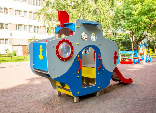 Игровой элемент Подводная лодка Наутилус, 4300х1360х2690 мм