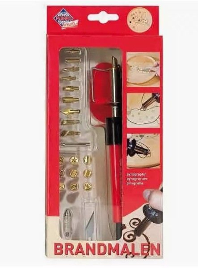 Выжигатель по дереву с насадками Пебаро (Pebaro) (20 насадок)