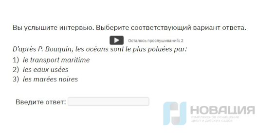 Электронные образовательные ресурсы Французский язык (ГИА)