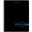 Тетрадь А5 96л. BRAUBERG гребень, клетка, глянцевая ламинация, ДИЗАЙН 1, Код_1С, 404419