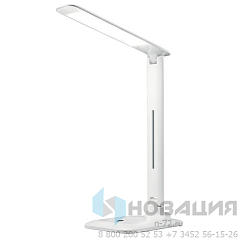 Светильник настольный SONNEN BR-889, на подставке, светодиодный, 8 Вт, белый, 236662