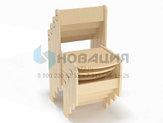 Стул детский штабелируемый (МИН.ЗАКАЗ ОТ 11 ШТ.)