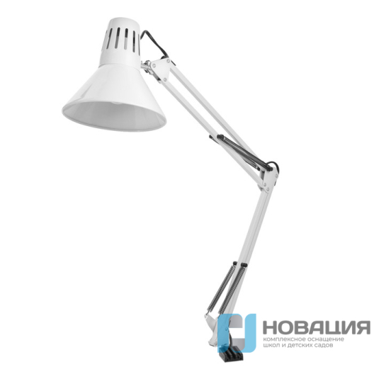 Лампа настольная на струбцине, 17x17x81 см (E27)