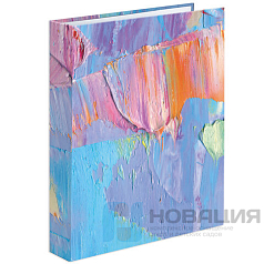 Тетрадь на кольцах А5 175х215 мм, 120 л., твердый картон, с разделителями, BRAUBERG, "Blur", 404087