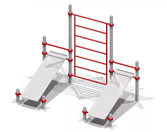 Комплекс спортивный №6 (2 скамейки для пресса и шведская стенка)