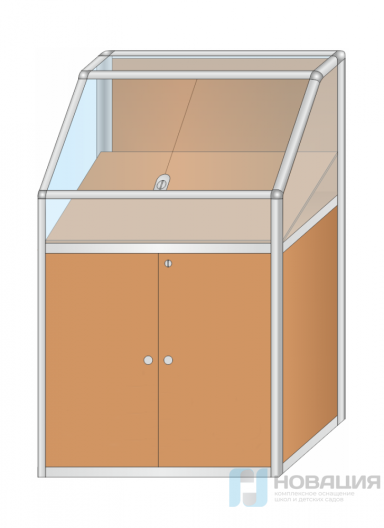 Витрина демонстрационная В6, 850х1300х450мм