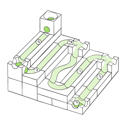 Набор конструктора Cuboro Junior (40 элементов)