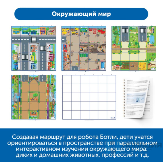 Безэкранное программирование с Роботом Ботли (комплект для группы)