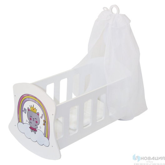 Люлька с балдахином серии "Мимими", "Крошка Миу" Мини