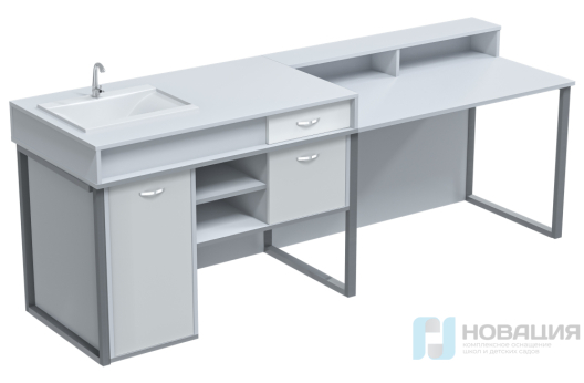 Стол демонстрационный химический Квадро