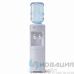 Кулер для воды AEL LD-AEL-16 v2, напольный, НАГРЕВ/ОХЛАЖДЕНИЕ ЭЛЕКТРОННОЕ, 2 крана, белый, 00201