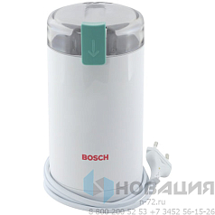 Кофемолка BOSCH MKM6000, мощность 180 Вт, вместимость 75 г, пластик, белая