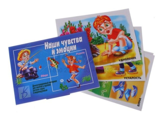 Набор обучающих карточек Наши чувства и эмоции