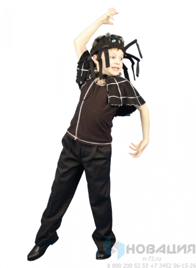 Детский карнавальный костюм Паук (рост от 104 до 134 см)