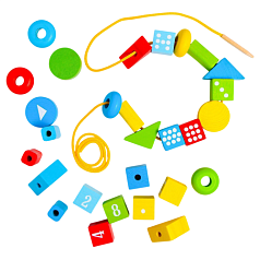 Шнуровка-бусы крупные